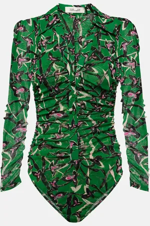 Diane von Furstenberg Body Giorgi imprimé en résille