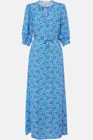 Diane von Furstenberg Robe longue Drogo imprimée