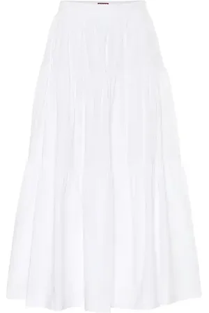 Staud Jupe midi Sea en coton
