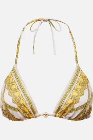 VERSACE Haut de bikini imprimé