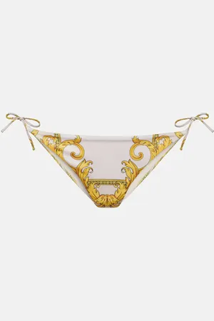VERSACE Culotte de bikini imprimée