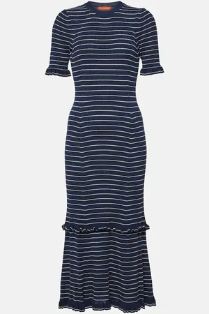 Altuzarra Robe longue Delpini rayée