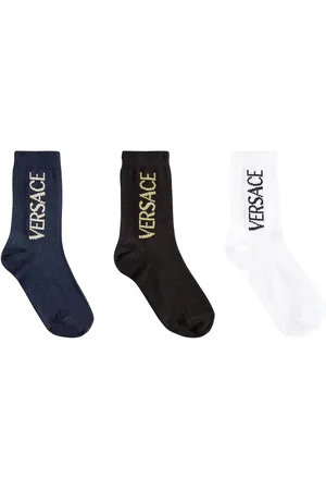 VERSACE Set de 3 paires de chaussettes en coton mélangé