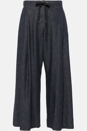 Brunello Cucinelli Jean flare raccourci à taille mi-haute