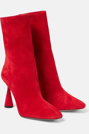 Aquazzura Bottines Amore 95 en daim