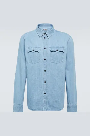 Tom Ford Chemise Western en jean