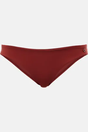 Loro Piana Culotte de bikini Marine à taille basse