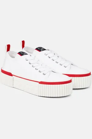 Christian Louboutin Baskets Super Pedro CL à plateforme
