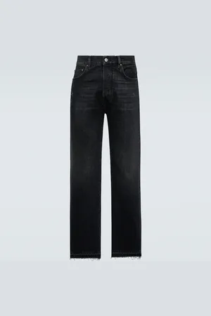 AMIRI Jean droit Faded à taille mi-haute