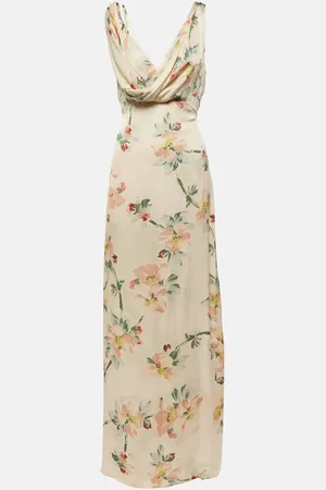 Totême Robe longue à fleurs