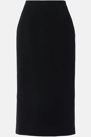 Alessandra Rich Jupe midi en laine