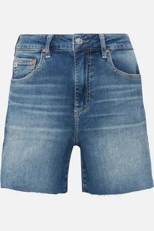 AG Jeans Short en jean Ex-Boyfriend à taille haute