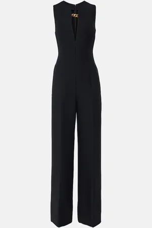 Stella McCartney Combi-pantalon en laine et soie