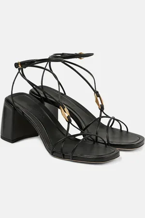 Jimmy Choo Sandales Onyxia 70 en cuir