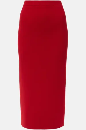 Alessandra Rich Jupe midi en laine