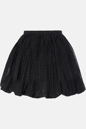 Alaïa Alaïa Mini-jupe en coton mélangé
