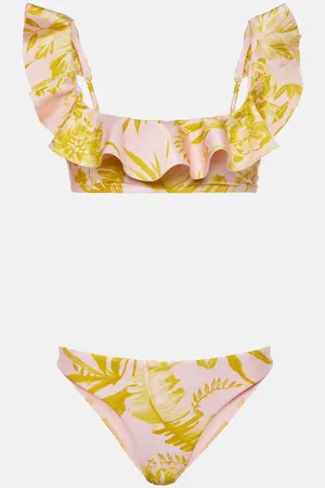 ZIMMERMANN Bikini Golden à fleurs