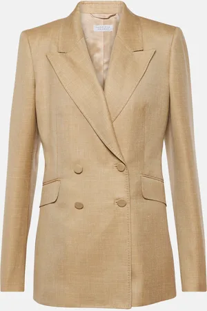 GABRIELA HEARST Blazer en laine, soie et lin