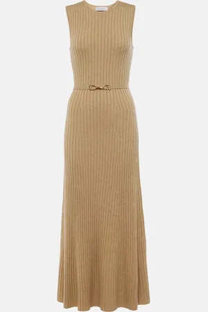 GABRIELA HEARST Robe midi en laine et cachemire