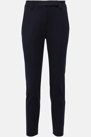 Brunello Cucinelli Pantalon slim en coton mélangé