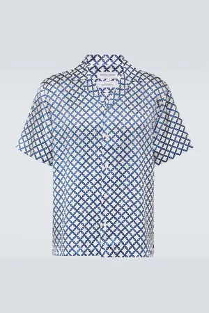 Frescobol Carioca Chemise Roberto imprimée en soie