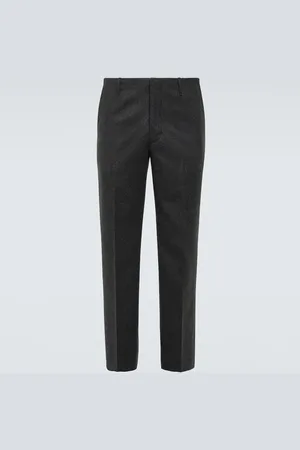 Prada Pantalon droit raccourci en laine