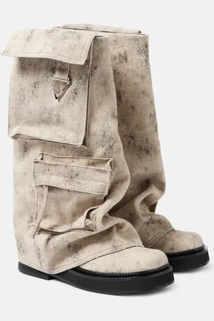 The Attico Bottines Robin en toile