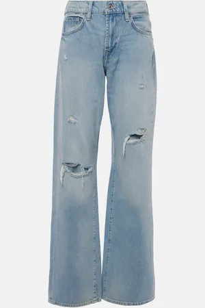 7 for all Mankind Jean droit Tess à taille haute