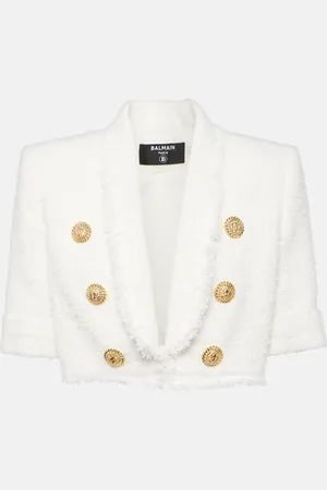 Balmain Veste raccourcie Spencer en tweed