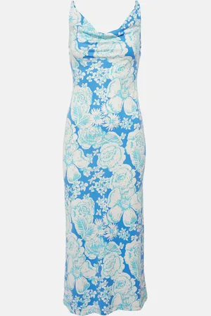 Diane von Furstenberg Robe midi Alik à fleurs