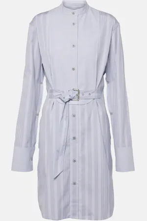 J.W.Anderson Robe chemise rayée en coton