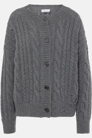 BLUMARINE Cardigan en laine et cachemire