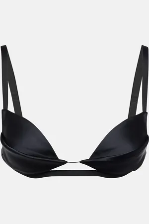 Nensi Dojaka Brassière Double Petal en satin