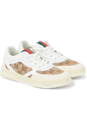 Gucci Baskets en toile GG et cuir