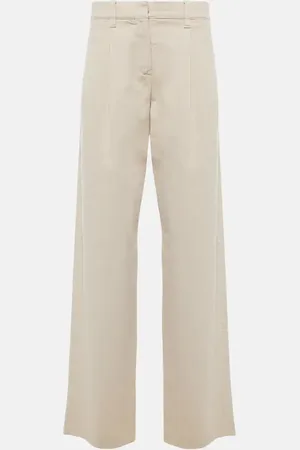 Brunello Cucinelli Jean droit à taille mi-haute