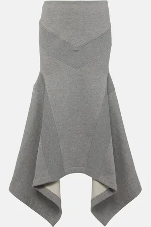 The Attico Jupe midi en coton