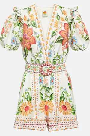 Farm Rio Combi-short Bloom Garden en coton