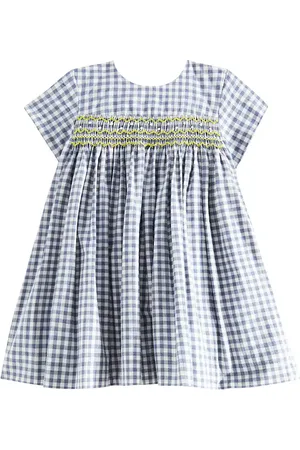 BONPOINT Bébé – Robe Maruska en coton à carreaux