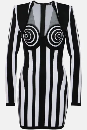 Balmain Robe rayée