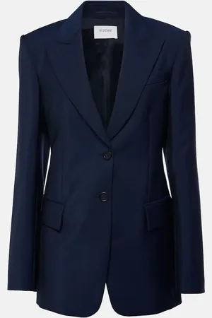 Sportmax Blazer Benares en laine mélangée