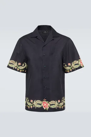 Etro Chemise en coton à fleurs