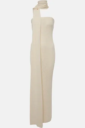 MAGDA BUTRYM Robe longue en lin et coton