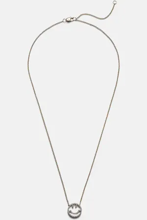 Roxanne First Collier Have A Nice Day en or 14 ct et diamants