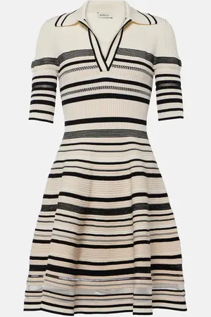 Simkhai Robe Dessie rayée en maille