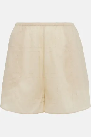Totême Short Monogram en coton mélangé