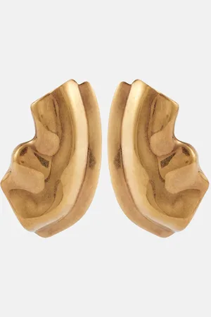 Khaite Boucles d’oreilles Amato en plaqué or