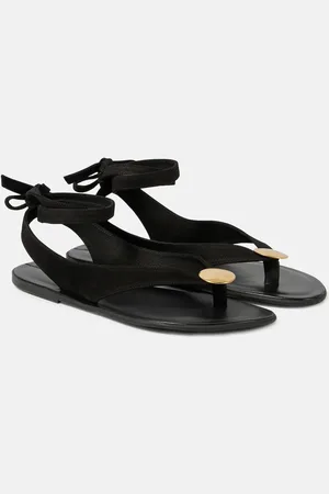 The Row Sandales Charm en cuir
