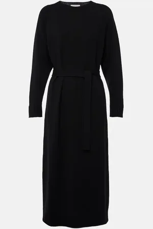 Max Mara Robe midi en laine vierge