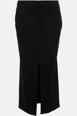 Isabel Marant Jupe midi Dixina en lin mélangé