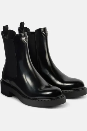 Prada Bottines Chelsea en cuir